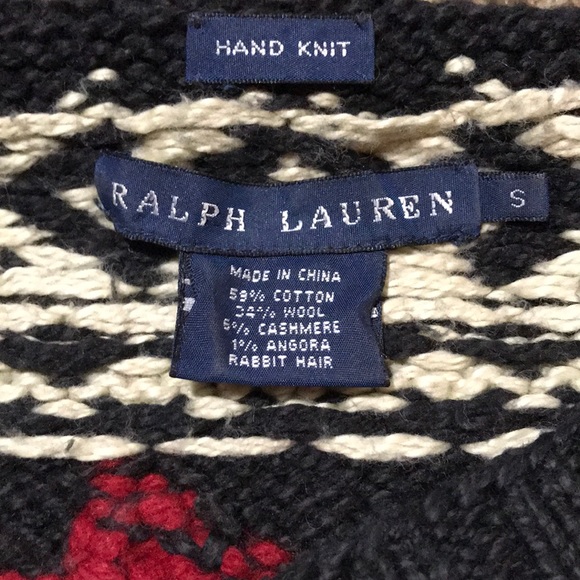 BLUE LABEL Ralph Lauren Hand Knit Sweater - Picture 3 of 3
